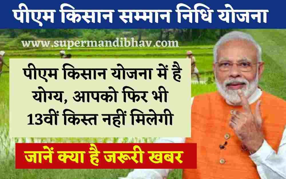 Pm Kisan Beneficiary Status: पीएम किसान योजना में है योग्य, आपको फिर भी 13वीं किस्त नहीं मिलेगी, जानें क्या है वजह 